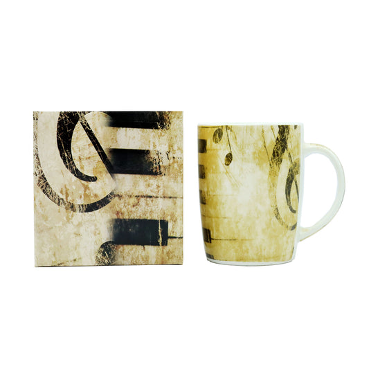LIBRETTO MUSIC MUG CREAM