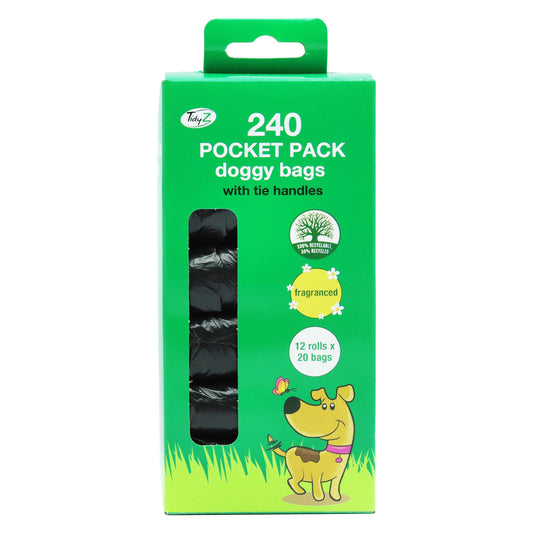 TIDYZ DOGGY BAG POCKET PACK ROLLS OF 20S(BO727)