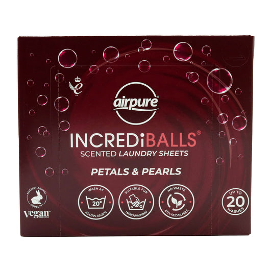 AIRPURE INCREDIBALLS LAUNDRY SHEETS PETALS &