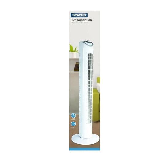 STATUS TOWER FAN WHITE 32"(R)