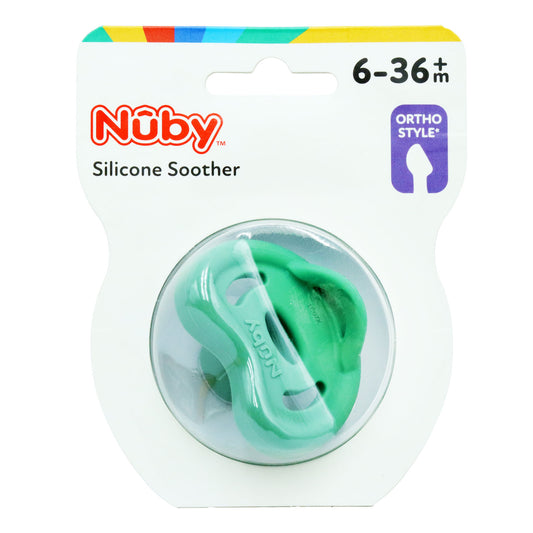 NUBY SOOTHER SILICONE 6-36+ MONTHS(C)