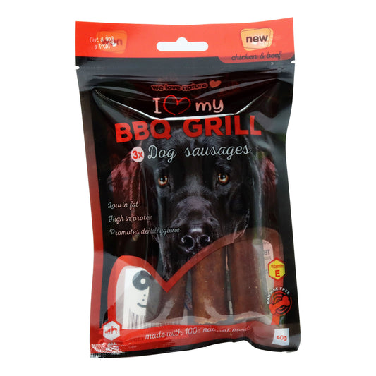 I LOVE MY PET BBQ GRILL DOG SAUSAGE BEEF(R) 07/26