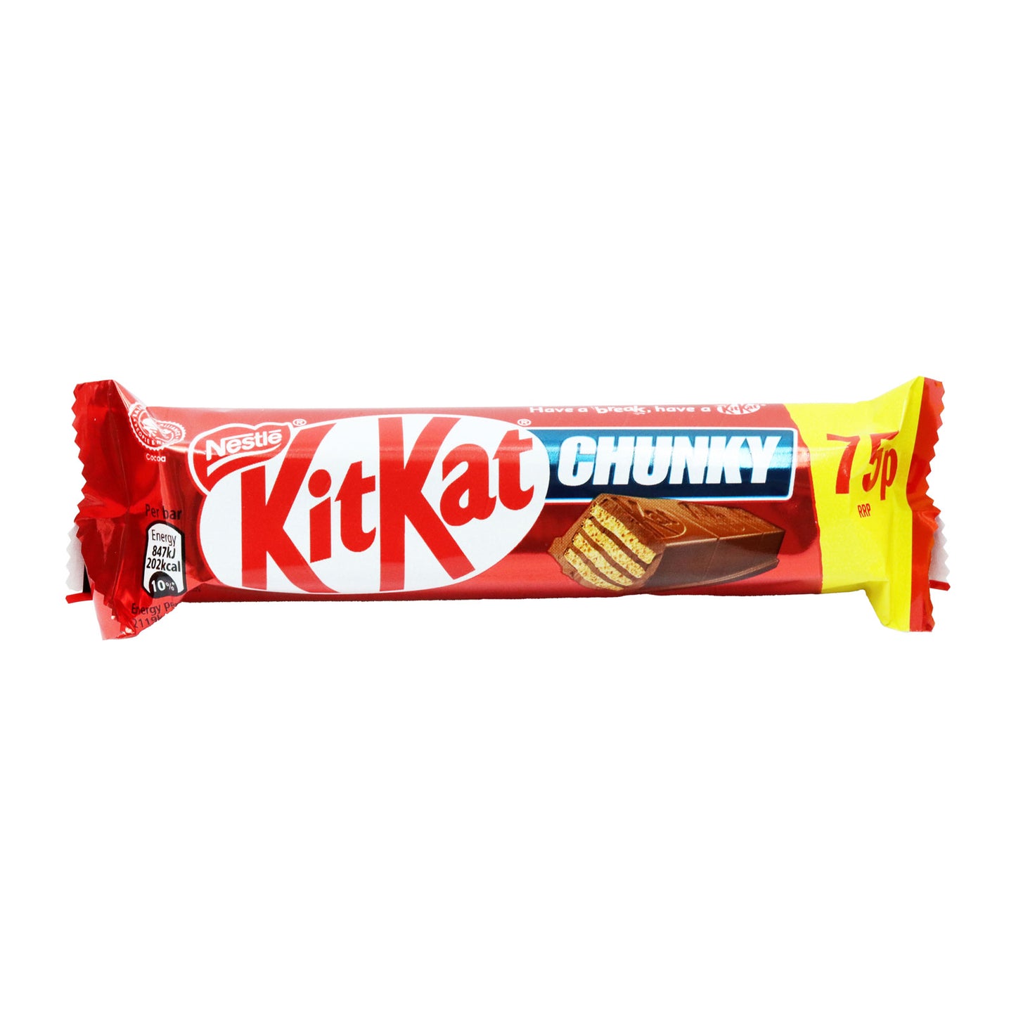KIT KAT CHUNKY MILK PM £0.75 30/11/25