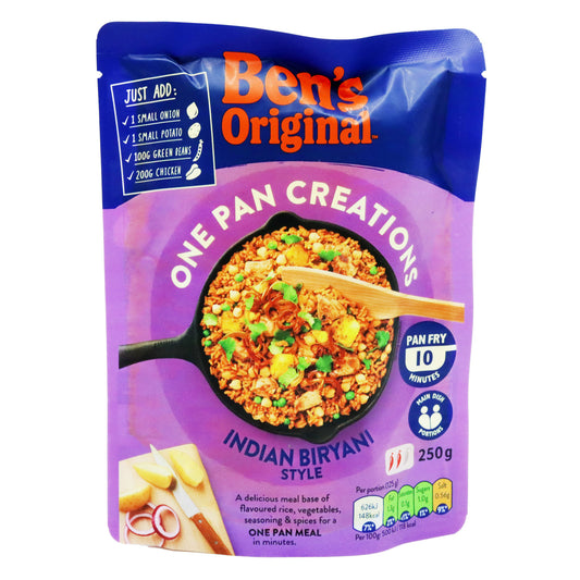 BENS ORIGINAL ONE PAN  INDIAN BIRYANI (C) 18/09/25