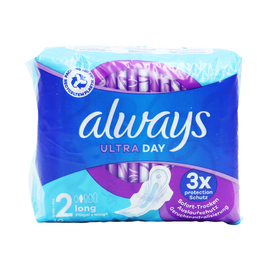 ALWAYS ULTRA LONG DAY WINGS SIZE 2 (C)