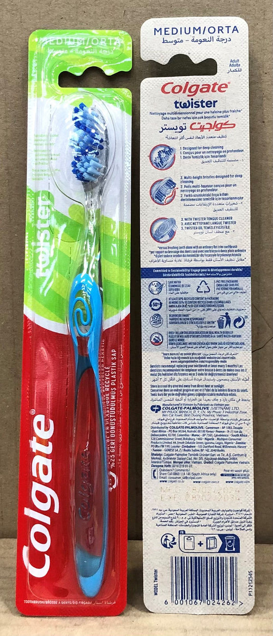 COLGATE T/BRUSH TWISTER MEDIUM (10X12)
