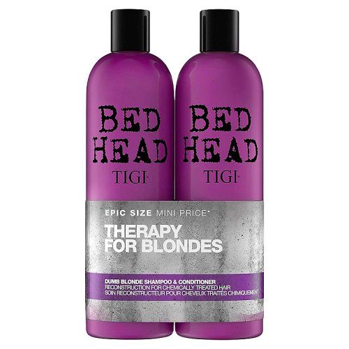 TIGI BED HEAD THERAPY FOR BLONDES DUMB BLONDES S&C 2X750ML