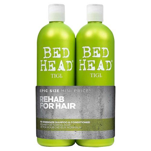 TIGI BED HEAD REHAB FOR HAIR RE-ENERGIZ SHAMP & COND 2X750ML