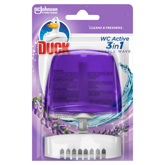 TOILET DUCK LIQUID RIM CAGE PURPLE WAVE