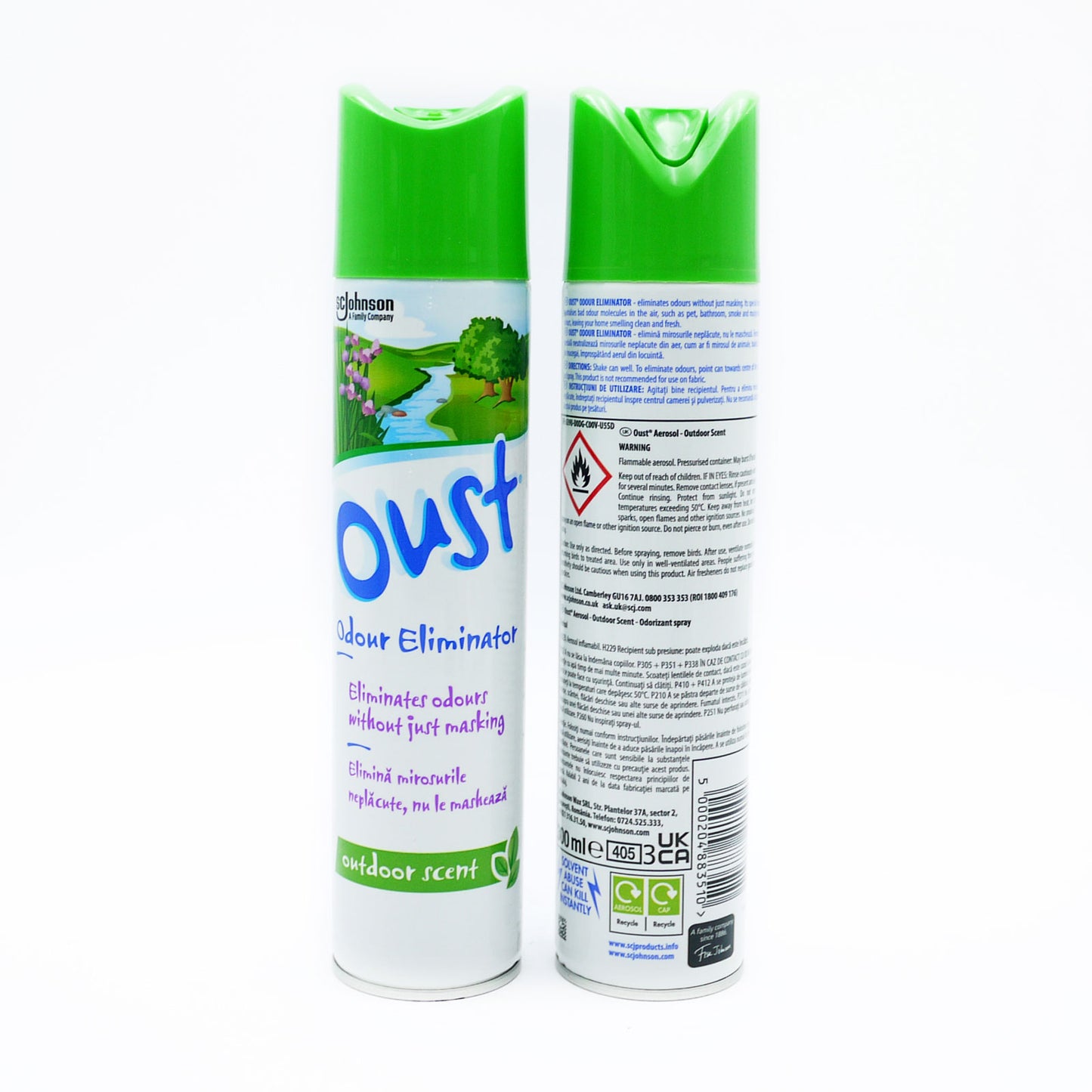 OUST AEROSOL 300ML OUTDOOR SCENT