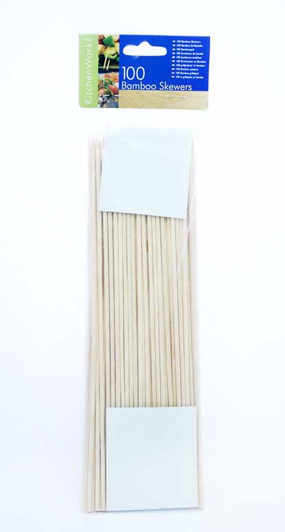 BAMBOO SKEWERS 100PK