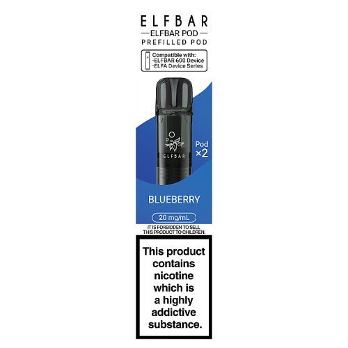ELFBAR 600 PREFILLED POD _ 2 BLUEBERRY