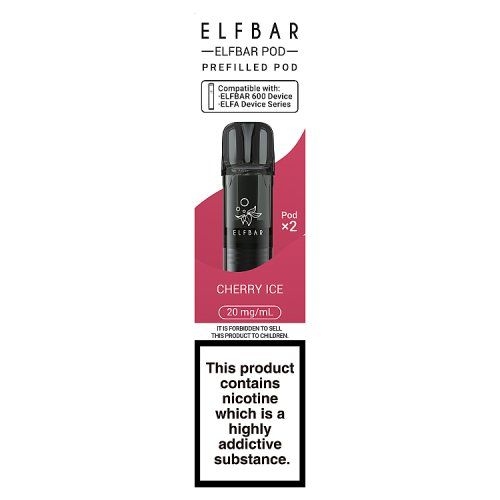 ELFBAR 600 PREFILLED POD _ 2 CHERRY ICE