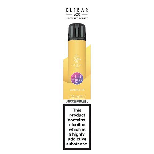 ELFBAR 600 PREFILLED POD KIT BANANA ICE
