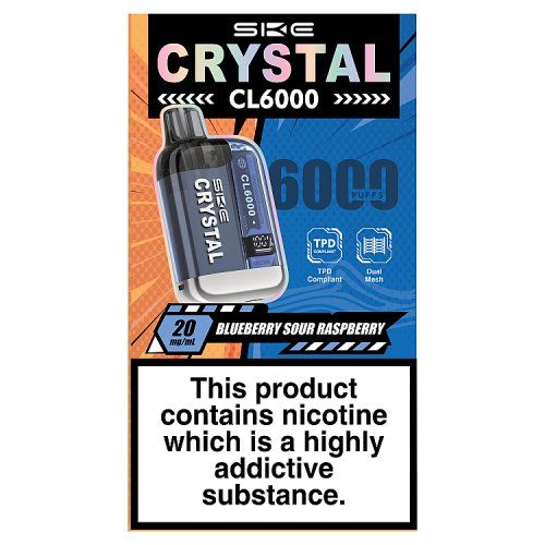 SKE CRYSTAL CL6000 KIT BLUEBERRY SOUR RASPBERRY