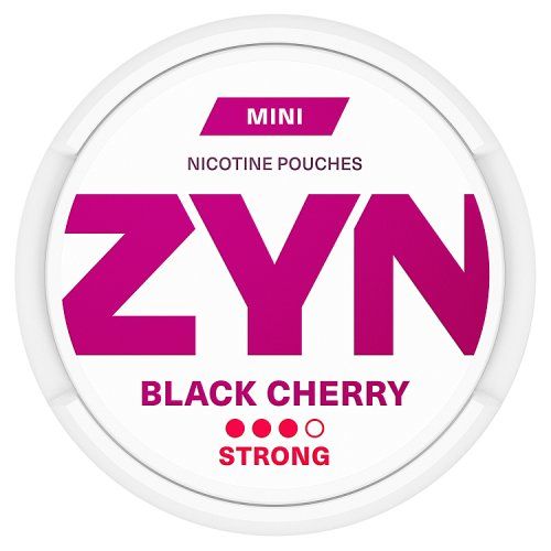 ZYN NICOTINE POUCHES  BLACK CHERRY MINI STRONG 6 MG (48X5)