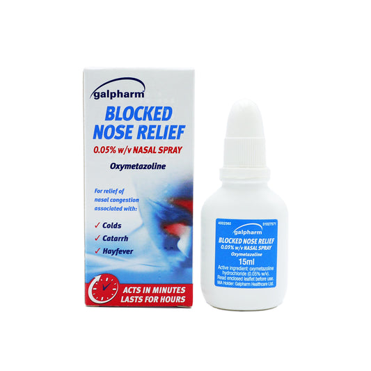 GALPHARM BLOCKED NOSE RELIEF SPRAY 06/26