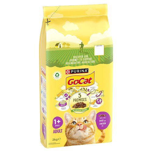 GO-CAT WITH CHICKEN & DUCK 2KG