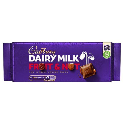 CADBURY FRUIT & NUT 180G
