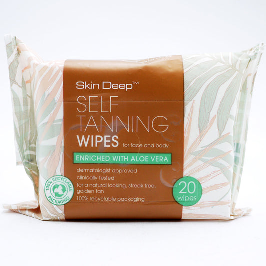 SKIN DEEP SELF TANNING WIPES (D) 08/08/26