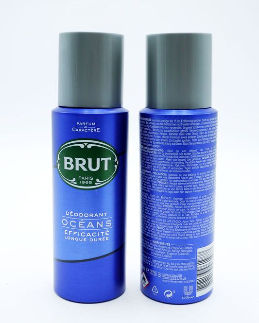 BRUT DEO SPRAY 200ML OCEAN (EU) (4 TRAYS X 6)