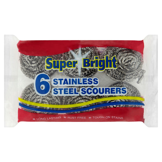 SUPER BRIGHT STAINLESS STEEL SCOURER