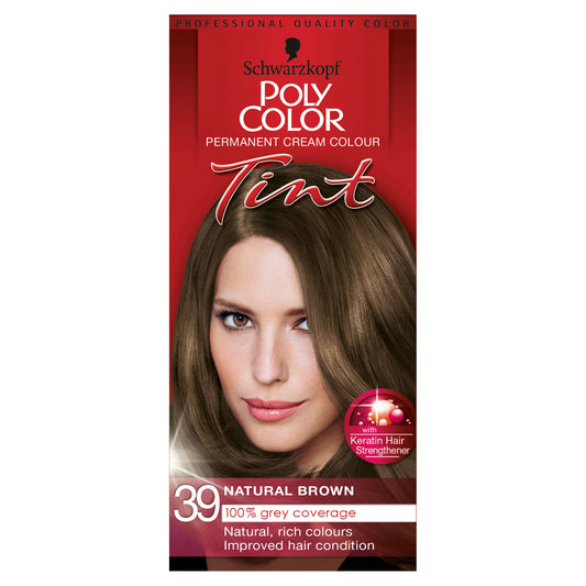SCHWARZKOPF POLY TINT HAIR DYE NAT LIGHT BROWN(40)