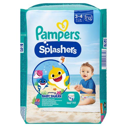 PAMPERS SPLASHERS SWIM PANTS S3 BABY SHARK