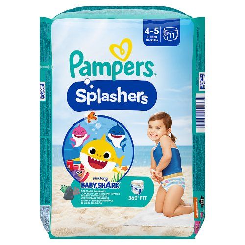 PAMPERS SPLASHERS SWIM PANTS S4 BABY SHARK