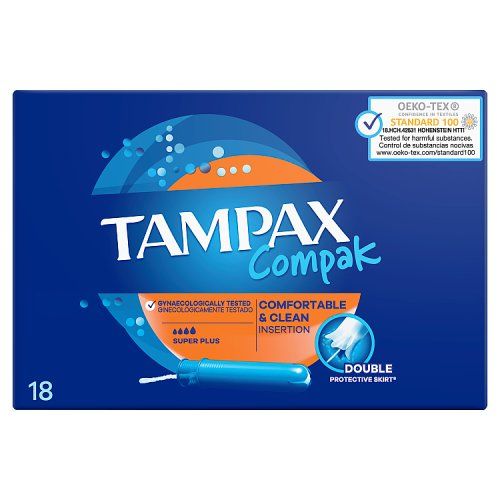 TAMPAX COMPAK 18S SUPER PLUS