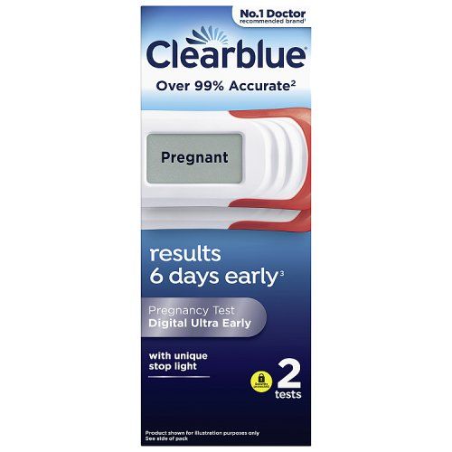 CLEARBLUE ULTRA EARLY  PREGNANCY TEST 2S