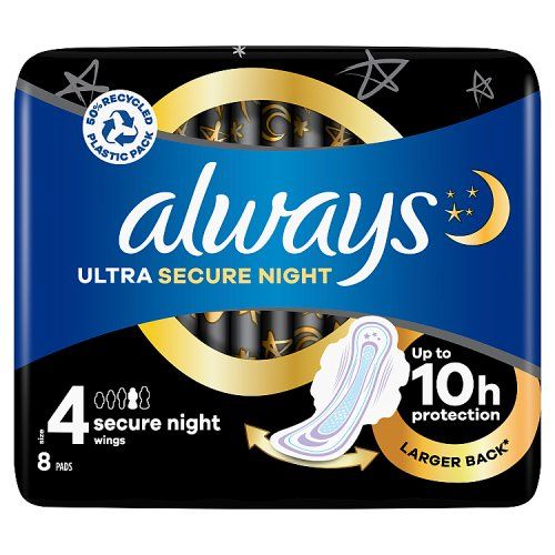ALWAYS ULTRA SECURE NIGHT 8S (NEW PACK)