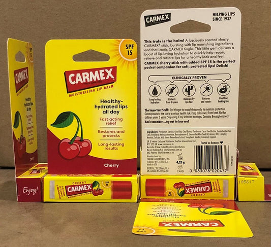 CARMEX LIP BALM 4.25G CHERRY STICK SPF15