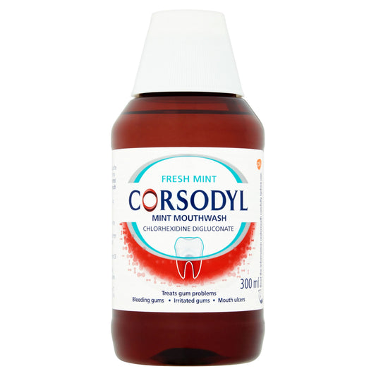 CORSODYL M/WASH 300ML GUM DISEASE TREATMENT MINT