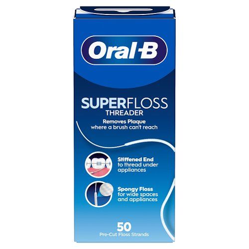 ORAL B SUPER PRE CUT FLOSS STRANDS 50M (6X12) (NEW)