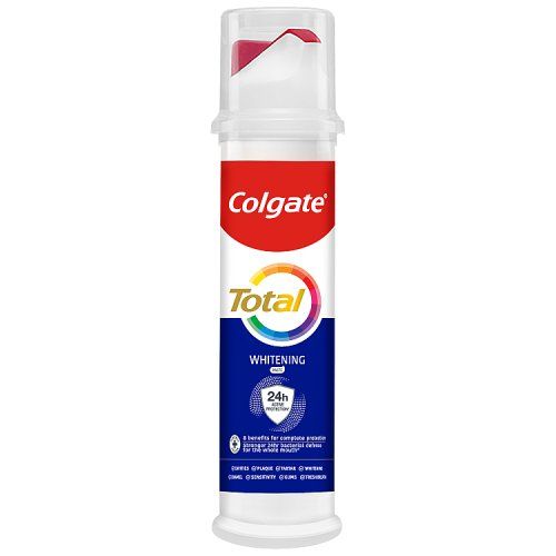 COLGATE T/PASTE 100ML PUMP TOTAL ADVANCE WHITENING(UK/PL/RO/MD/CZ/SL/HU/LT/LV/EST/FIN)