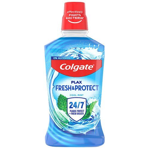 COLGATE MOUTH RINSE PLAX COOL BLUE 500ML