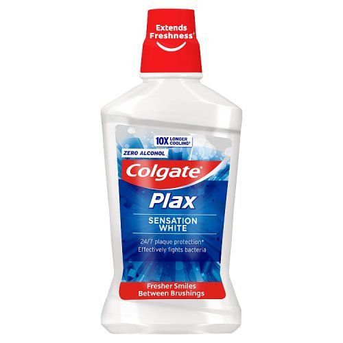 COLGATE MOUTH RINSE PLAX 500ML WHITENING
