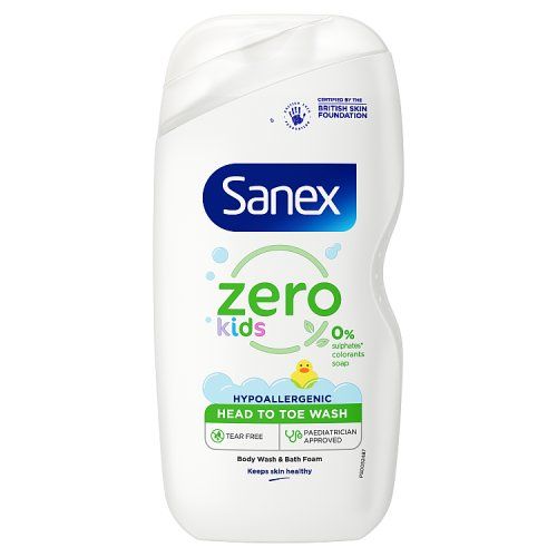 SANEX BATH FOAM ZERO% KIDS 450ML