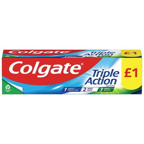 COLGATE TOOTHPASTE TRIPLE ACTION 75ML PMP 1