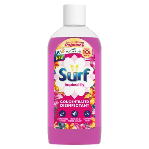 SURF DISINFECTANT LIQUID - TROPICAL LILY 240ML