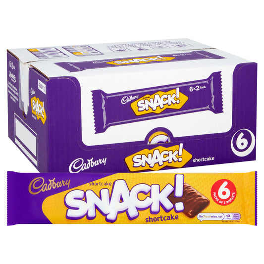 CADBURY SNACK SHORTCAKE BISCUIT 6PK  07/2/25