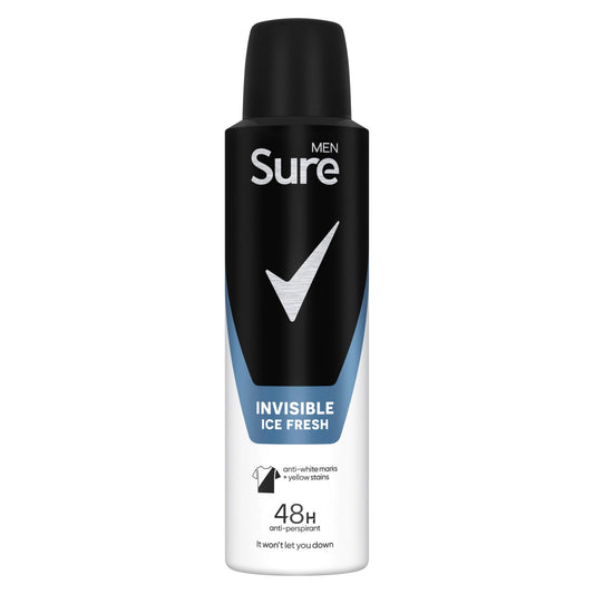 SURE MEN APA 150ML INVISIBLE ICE