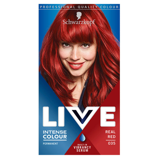 SCHWARZKOPF LIVE PERM HAIR DYE REAL RED