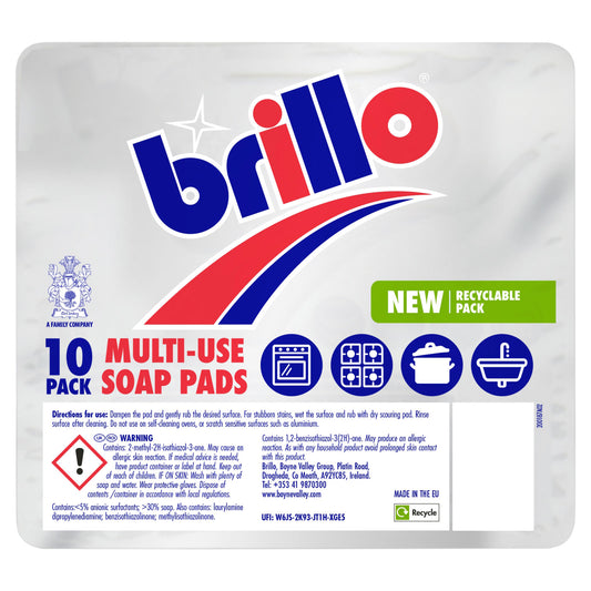 BRILLO SOAP PADS 10S PUNNET