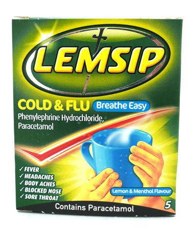 LEMSIP COLD&FLU SACHETS BREATHE EASY 31/08/26