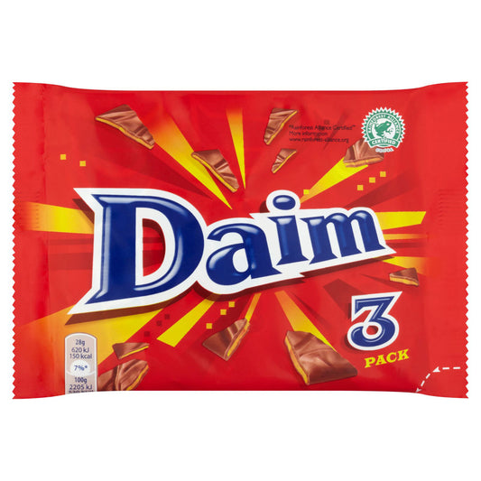 DAIM CHOCOLATE BAR 3PK  18/07/25