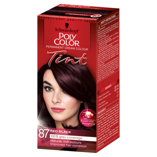SCHWARZKOPF POLY TINT HAIR DYE RED BLACK(20)