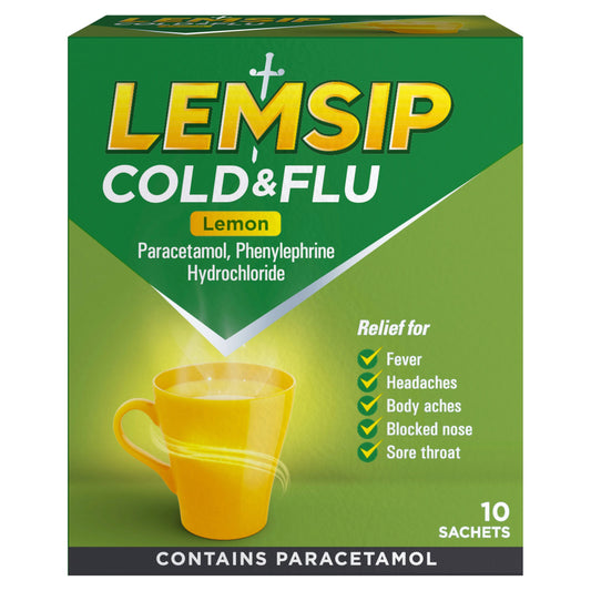 LEMSIP COLD&FLU SACHETS LEMON 01/11/26