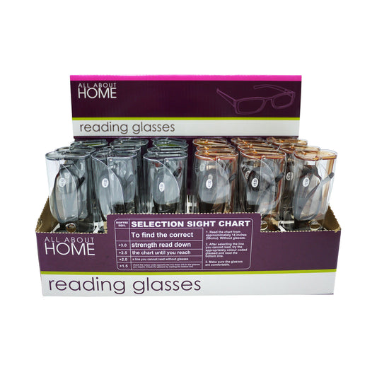 READING GLASSES IN DISPLAY BOX